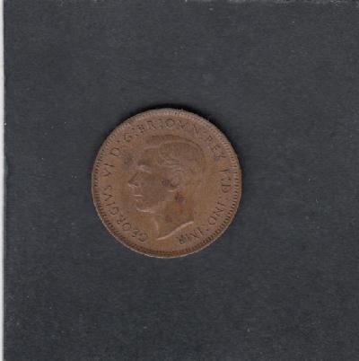 Beschrijving: 1 Farthing  GEORGIUS VI  